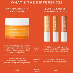 Ole Henriksen Kasvojenhoito<OleHenriksen Banana Bright Vitamin-CC Stick Pumpkin silmänympäryspuikko 3,7 ml