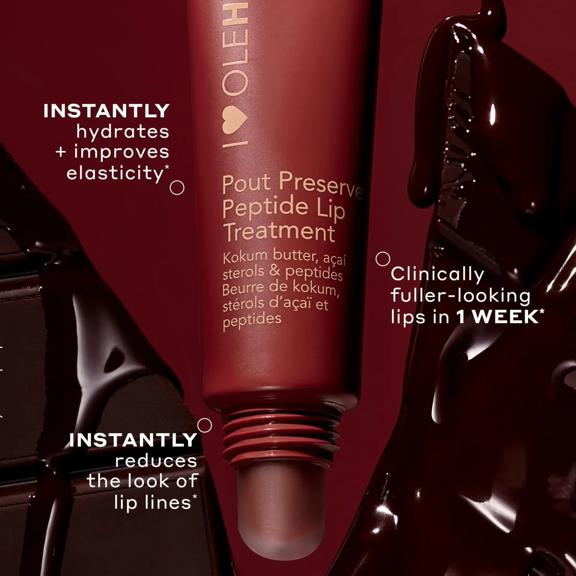 Ole Henriksen Kasvojenhoito<OleHenriksen Pout Preserve Lip Treatment Cocoa Creme makuhuulivoide 12 ml