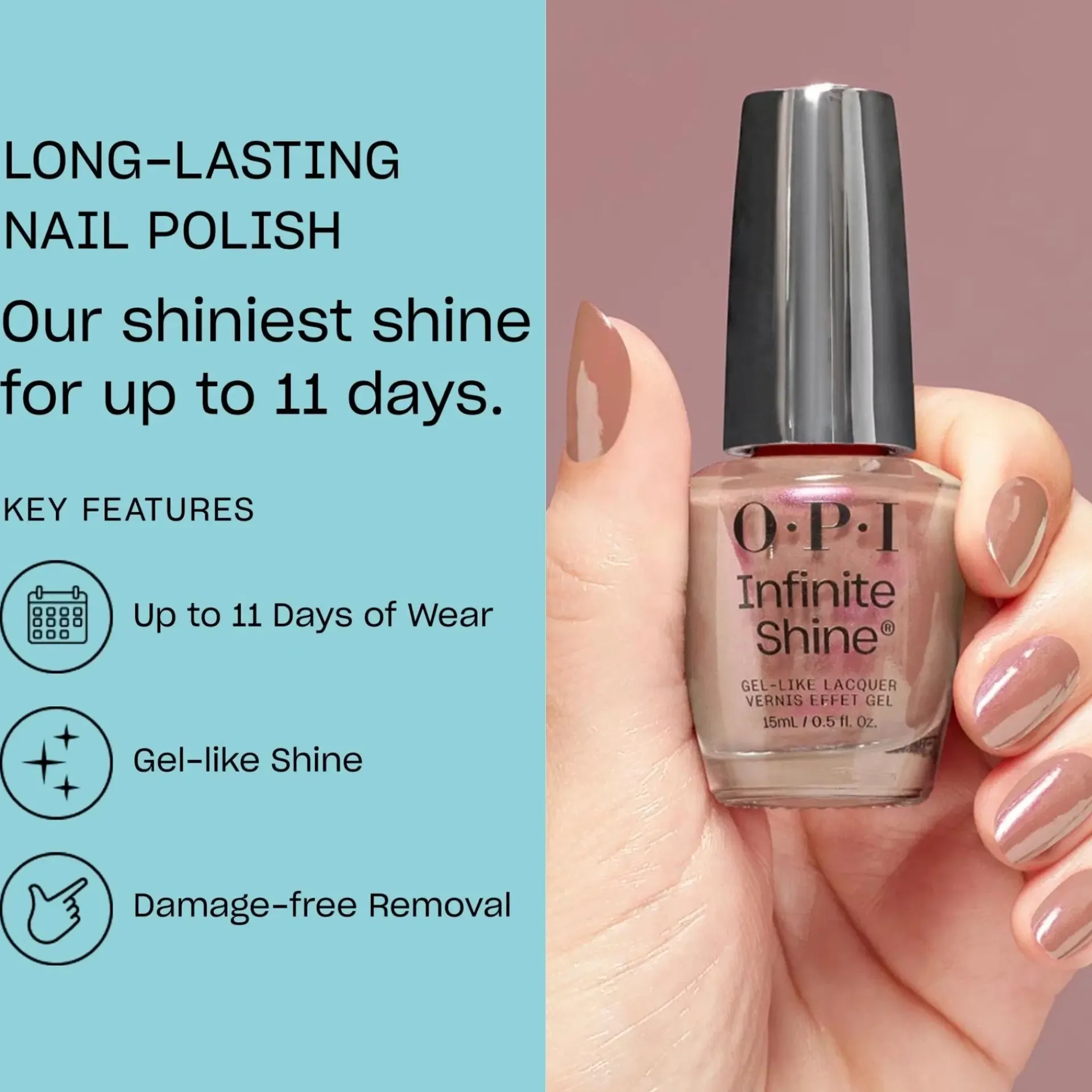 OPI Kynsimeikit Ja Kynsienhoito<Infinite Shine kynsilakka 15 ml