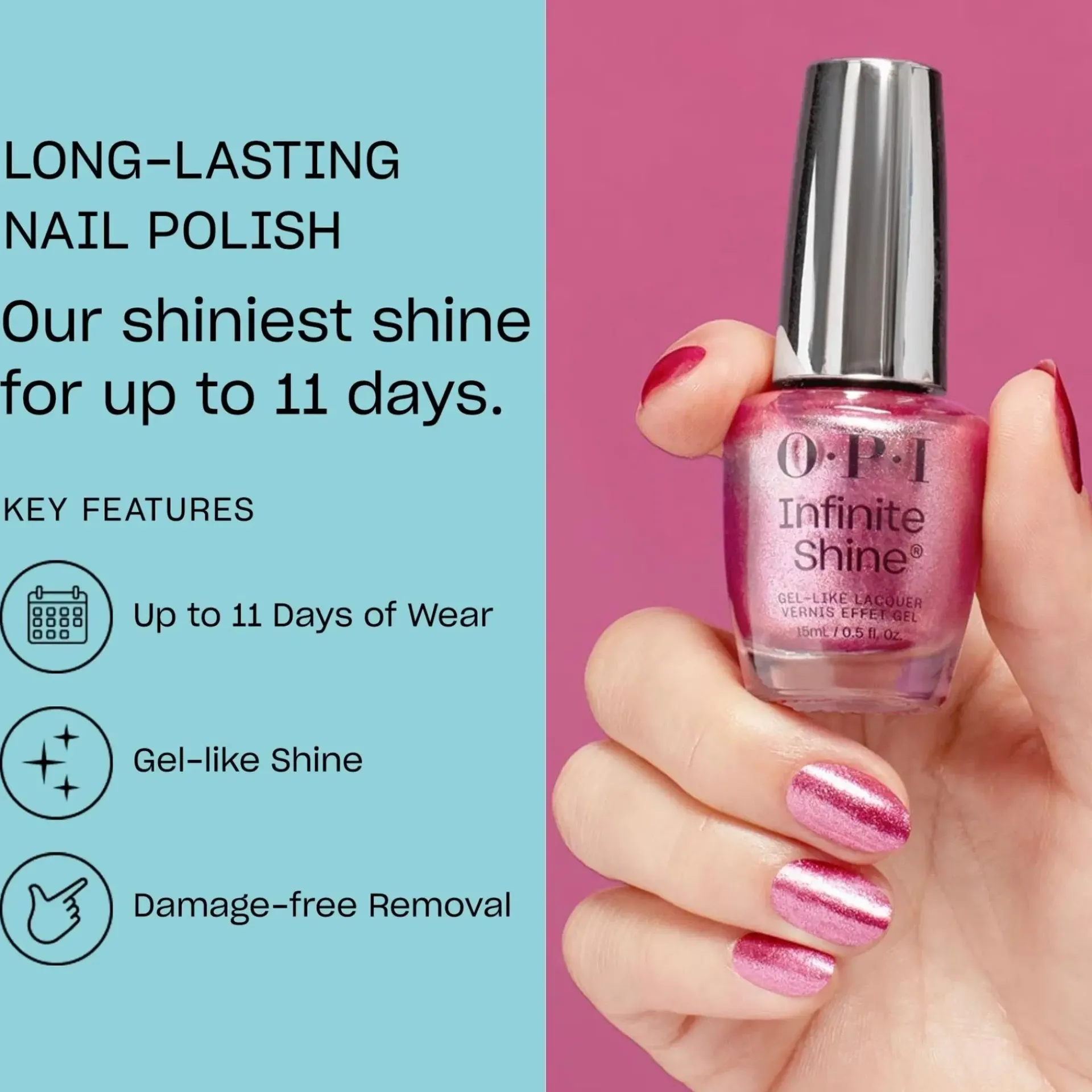 OPI Kynsimeikit Ja Kynsienhoito<Infinite Shine kynsilakka 15 ml