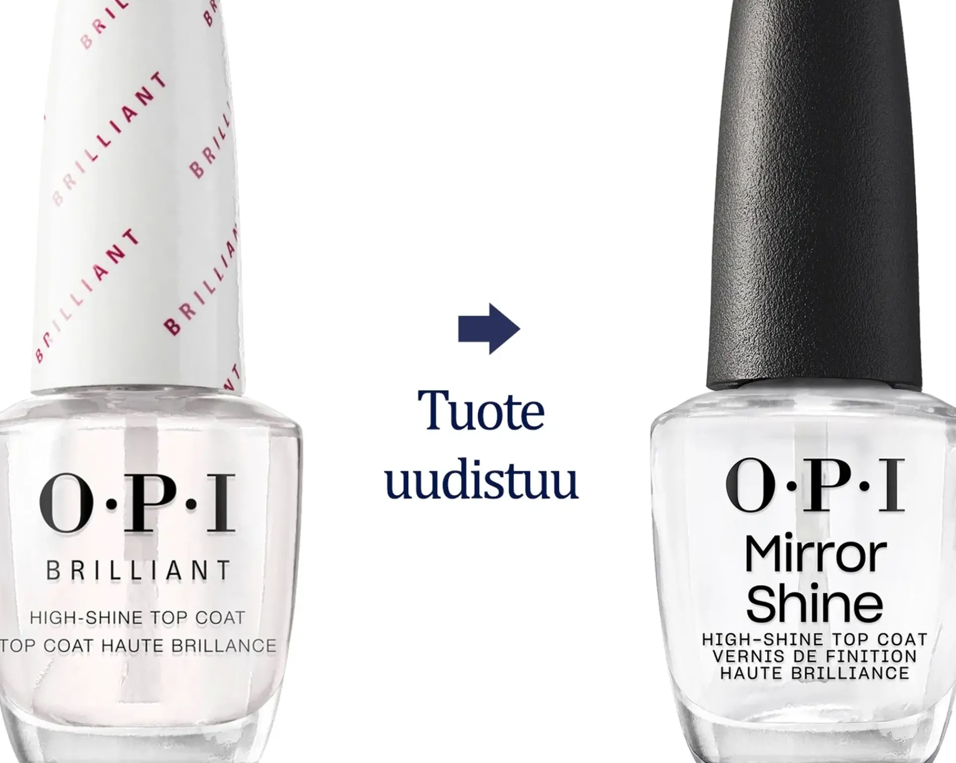 OPI Kynsimeikit Ja Kynsienhoito<Mirror Shine Top Coat päällyslakka 15 ml