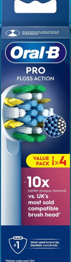 Oral-B Suuhygienia|Suuhygienia<Floss Action 4kpl vaihtoharja