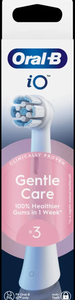 Oral-B Suuhygienia|Suuhygienia<iO Gentle Care vaihtoharja 3kpl