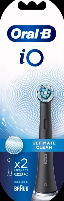 Oral-B Suuhygienia|Suuhygienia<iO Ultimate Clean Black vaihtoharja 2kpl