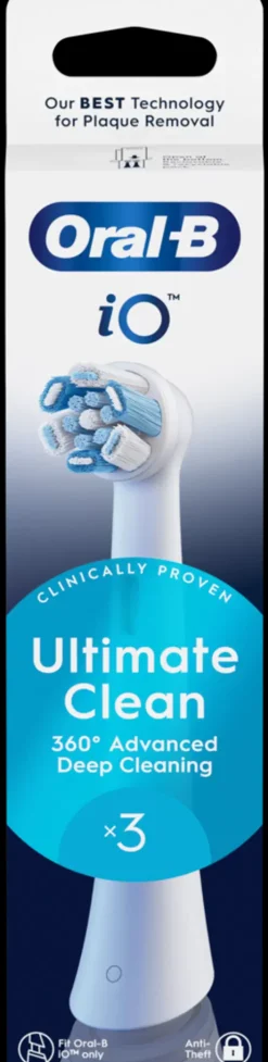 Oral-B Suuhygienia|Suuhygienia<iO Ultimate Clean vaihtoharja 3kpl