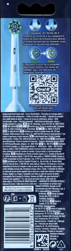 Oral-B Suuhygienia|Suuhygienia<Pro Cross Action 4kpl vaihtoharja