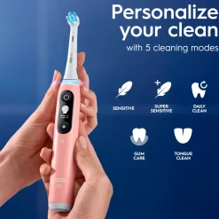 Oral-B Suuhygienia|Suuhygienia<Sähköhammasharja iO6 Pinkki + matkakotelo