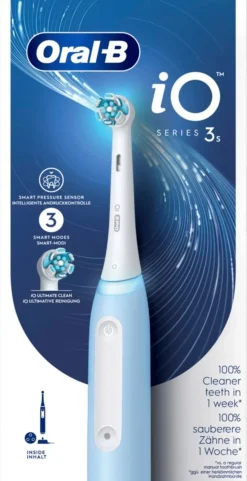 Oral-B Suuhygienia|Suuhygienia<Sähköhammasharja iO 3S Blue Braun-tekniikalla