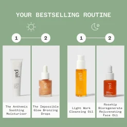 Pai Skincare Ihonhoito|Kasvojenhoito<Pai Try Pai Kit Mini cleansing oil, moisturiser, bronzing drops & face oil aloituspakkaus 58ml