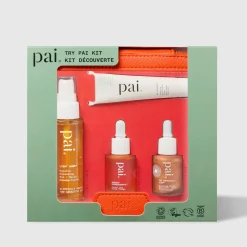 Pai Skincare Ihonhoito|Kasvojenhoito<Pai Try Pai Kit Mini cleansing oil, moisturiser, bronzing drops & face oil aloituspakkaus 58ml