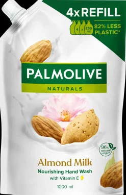Palmolive Käsienhoito<Naturals Almond Milk nestesaippua täyttöpussi 1000ml
