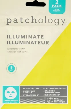 Patchology Kasvojenhoito<FlashMasque Illuminate Sheet mask -kangasnaamio 2kpl