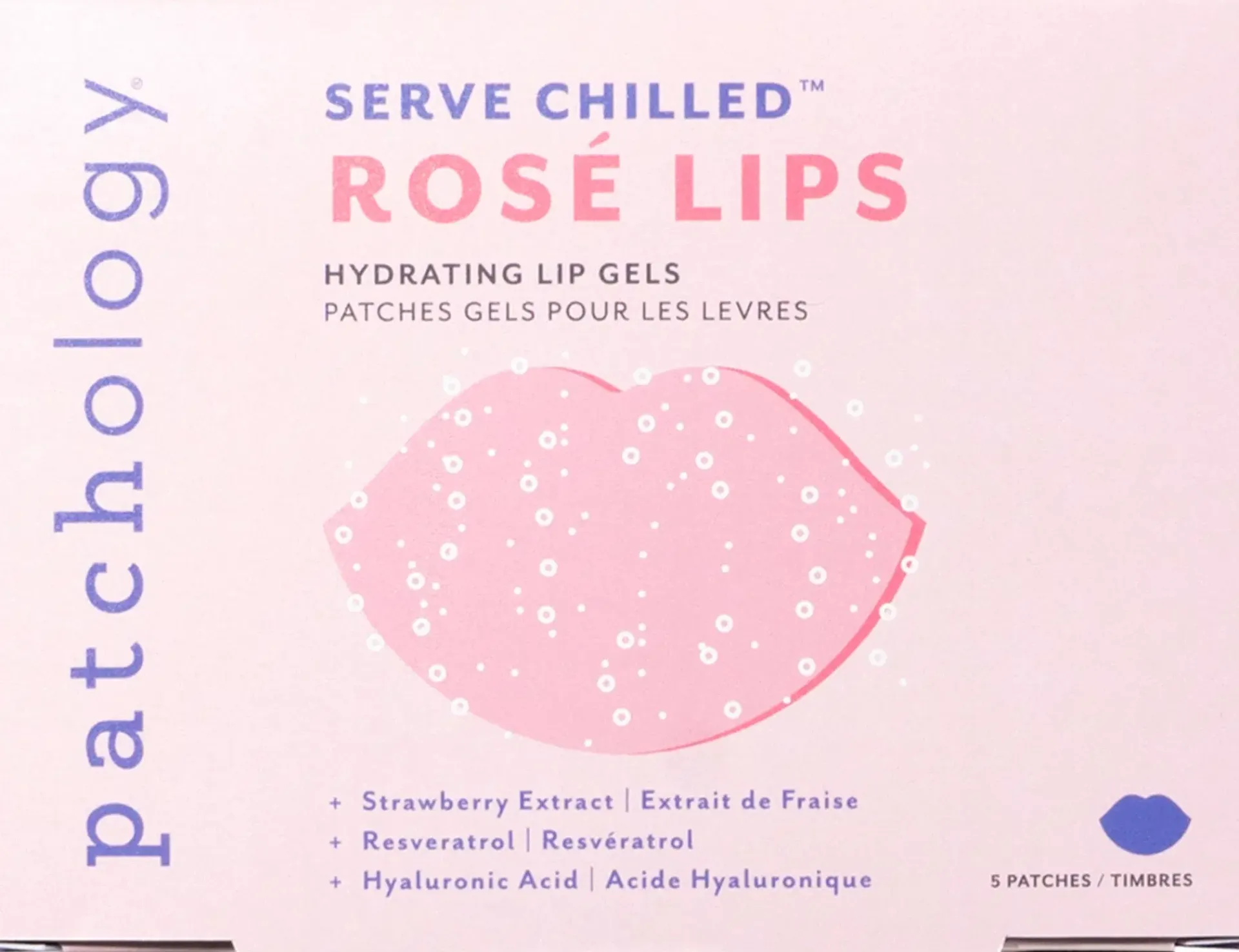 Patchology Kasvojenhoito<Rose' Lip Gel 5-pack-huulivoide setti