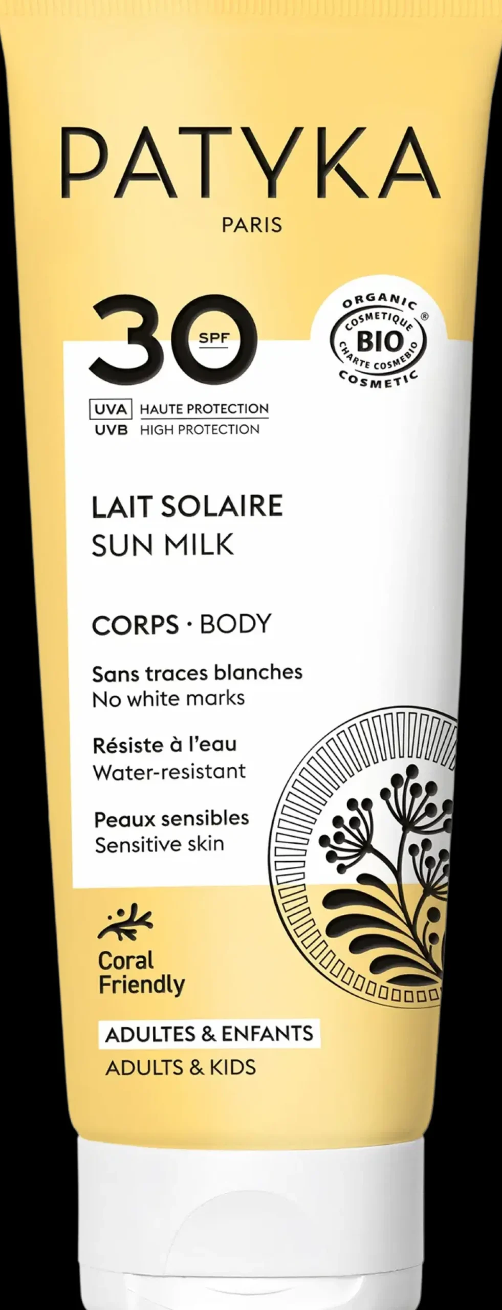 Patyka Ihonhoito|Aurinkotuotteet<Body Sun Milk SPF30 100ml - Aurinkosuoja vartalolle