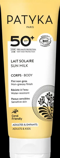 Patyka Ihonhoito|Aurinkotuotteet<Body Sun Milk SPF50 -Aurinkosuoja vartalolle 100ml