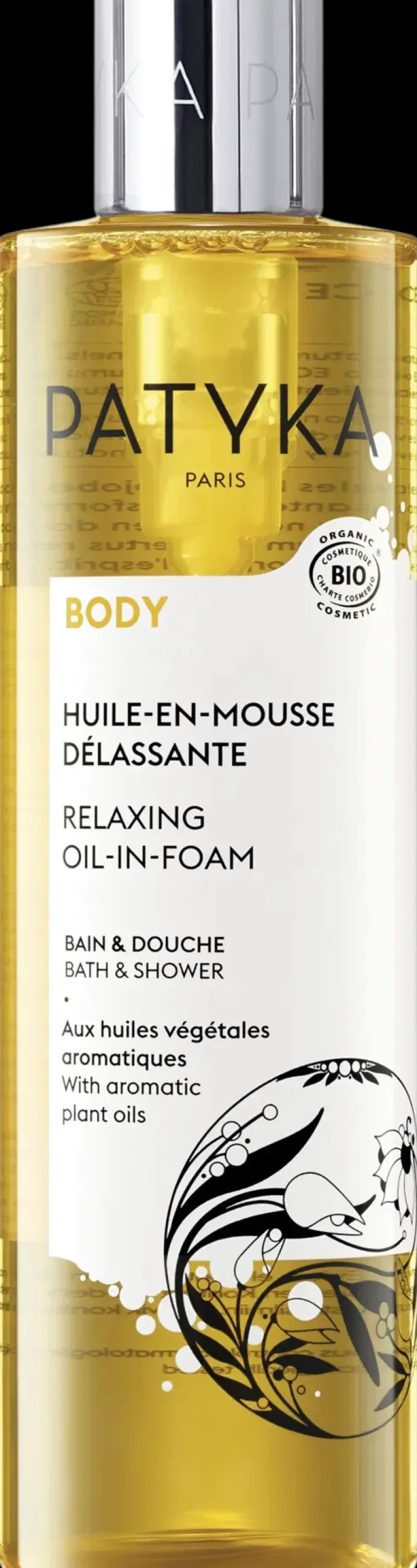 Patyka Ihonhoito|Käsienhoito<Huile De Douche Absolue Relaxing Oil in Foam -suihkuöljy 200ml