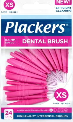 Plackers Suuhygienia|Suuhygienia<Dental Brush Hammasväliharja XS 0,4mm 24kpl