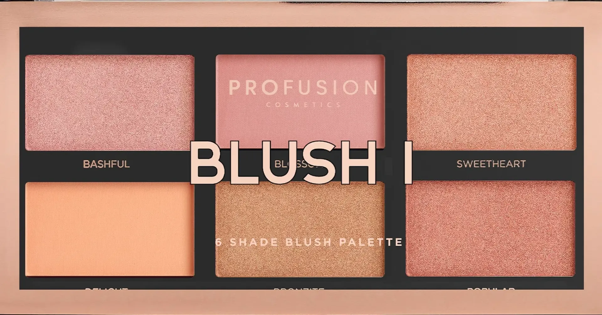 Profusion Cosmetics Kasvomeikit<Blush I poskipunapaletti 16 g