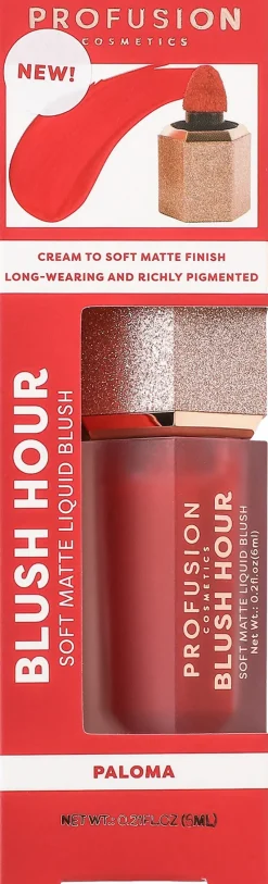 Profusion Cosmetics Kasvomeikit<Blush Hour Soft Matte Liquid Blush nestemäinen poskipuna 6 ml