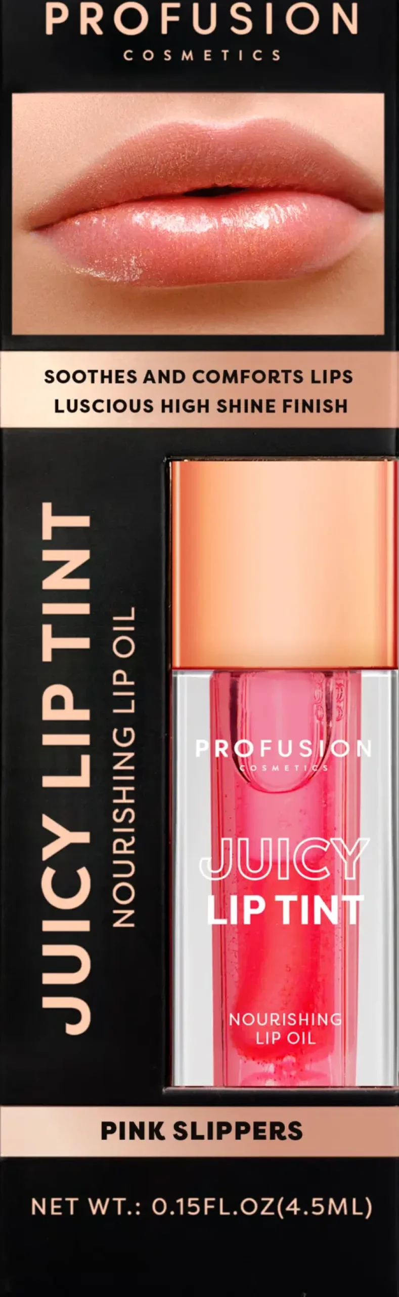 Profusion Cosmetics Huulimeikit<Juicy Lip Tint Nourishing Lip Oil huuliöljy 4,5 ml