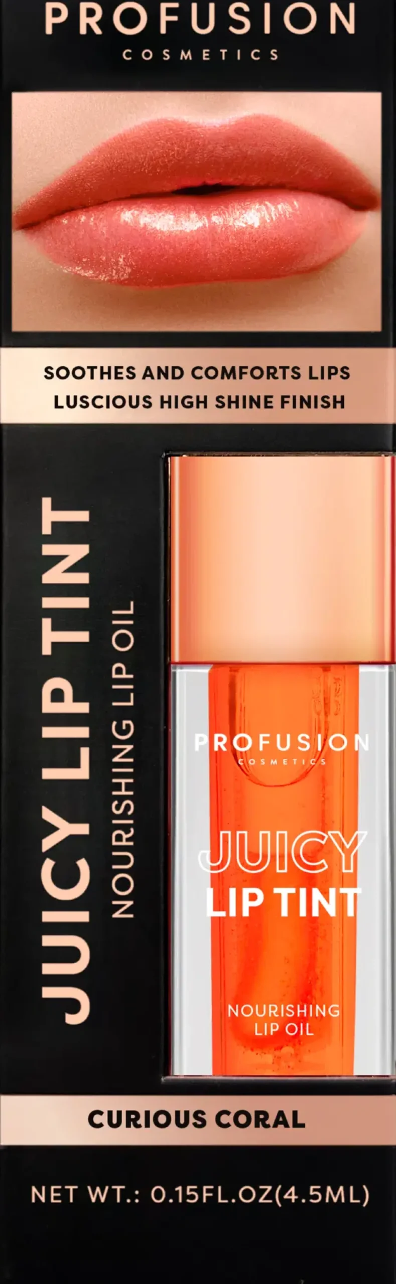 Profusion Cosmetics Huulimeikit<Juicy Lip Tint Nourishing Lip Oil huuliöljy 4,5 ml