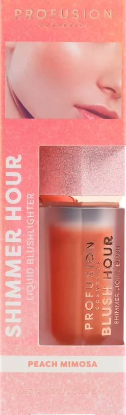 Profusion Cosmetics Kasvomeikit<Shimmer Hour Liquid Blush nestemäinen poskipuna 6 ml