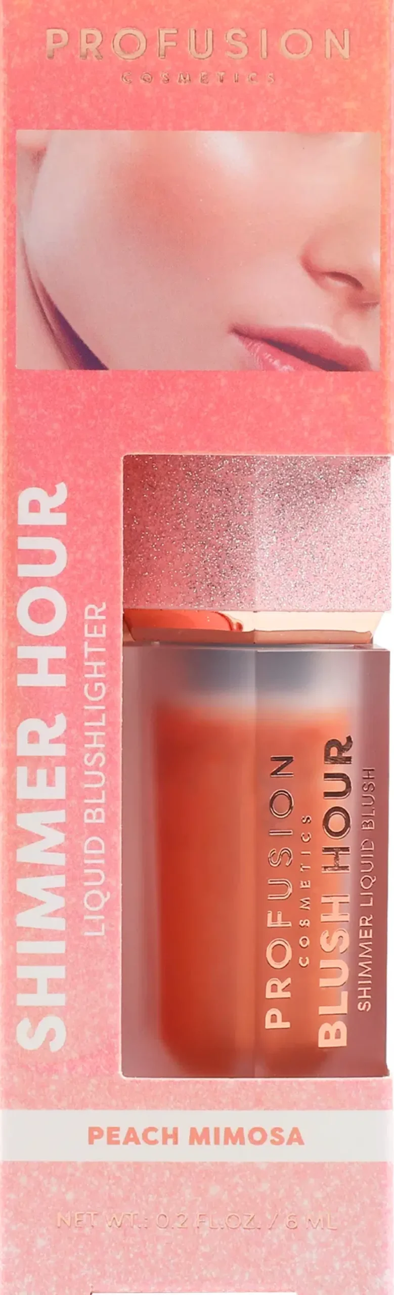 Profusion Cosmetics Kasvomeikit<Shimmer Hour Liquid Blush nestemäinen poskipuna 6 ml