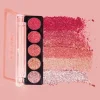 Profusion Cosmetics Silmämeikit<viiden sävyn glitterpaletti Ruby Gems 4,5 g
