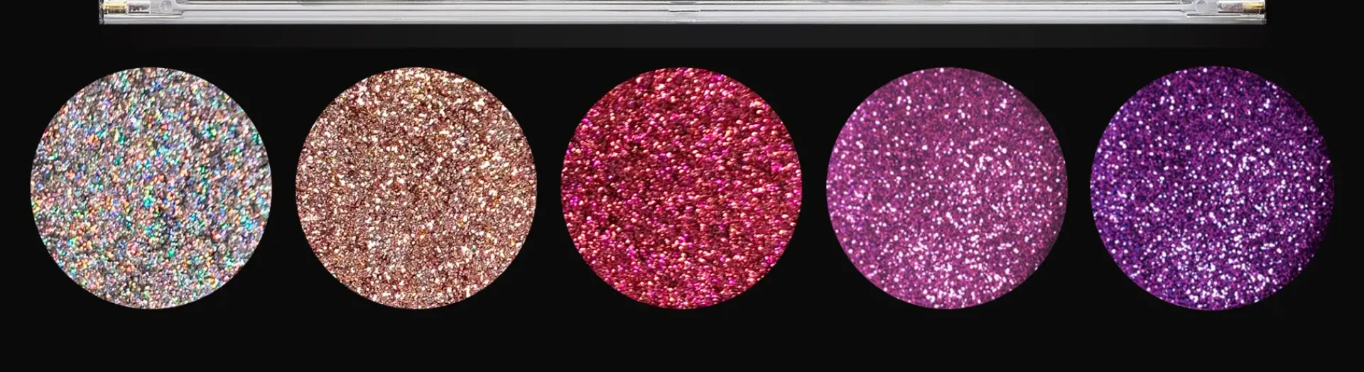 Profusion Cosmetics Silmämeikit<viiden sävyn glitterpaletti Amethyst Gems 4,5 g