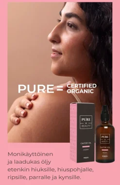 Pure=Beauty Ihonhoito|Kasvojenhoito<Castor Oil risiiniöljy 100 ml