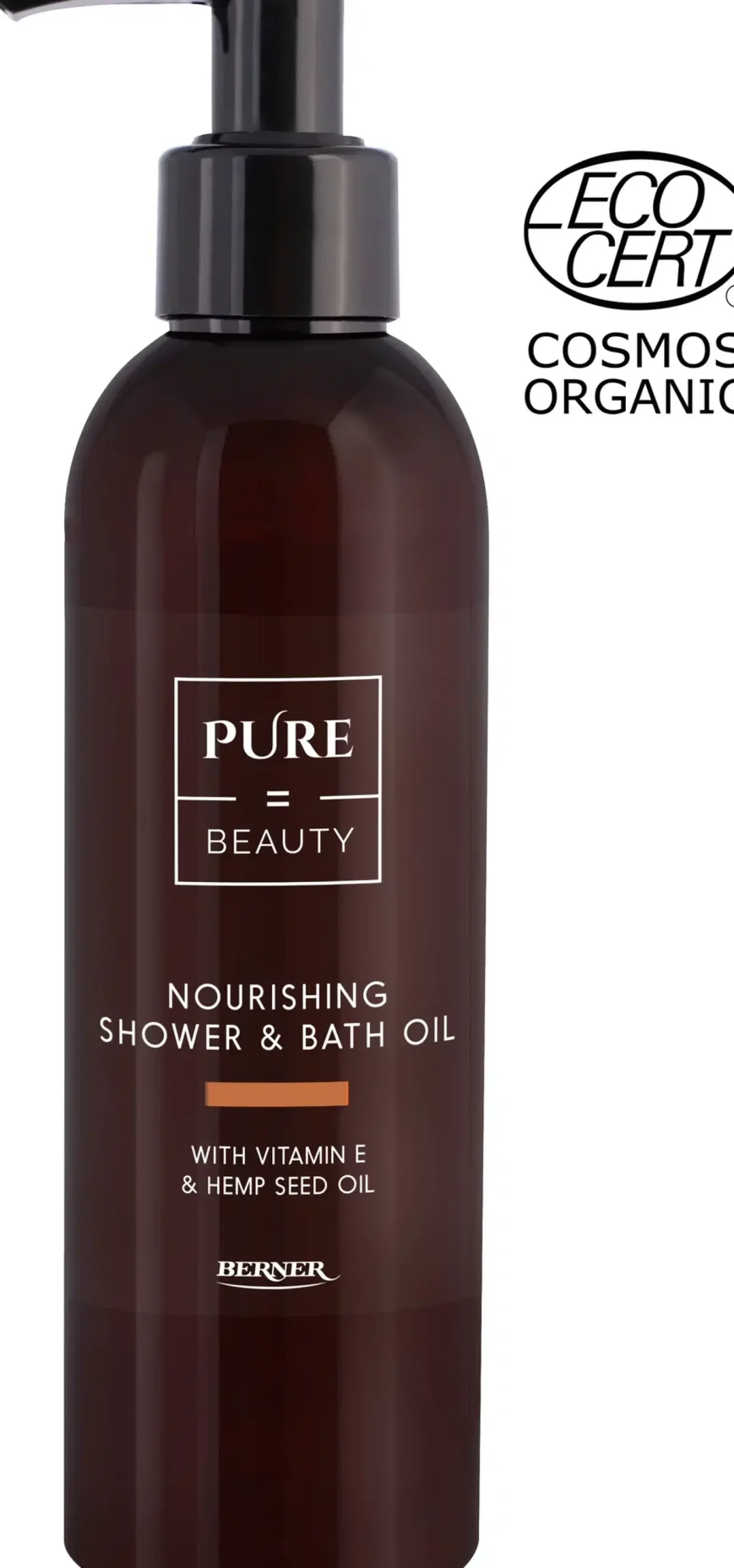 Pure=Beauty Ihonhoito|Vartalonhoito<Nourishing Shower & Bath Oil with Hempseed & Vitamin E suihkuöljy 200 ml