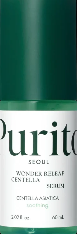 PURITO Korealainen Ihonhoito|Kasvojenhoito<SEOUL Wonder Releaf Centella Serum kasvovoide 60 ml
