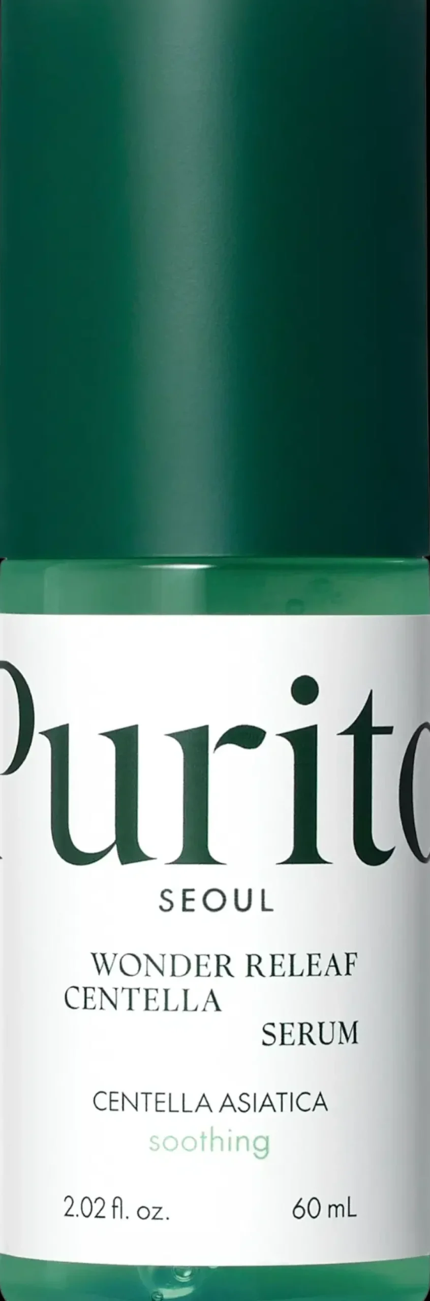 PURITO Korealainen Ihonhoito|Kasvojenhoito<SEOUL Wonder Releaf Centella Serum kasvovoide 60 ml