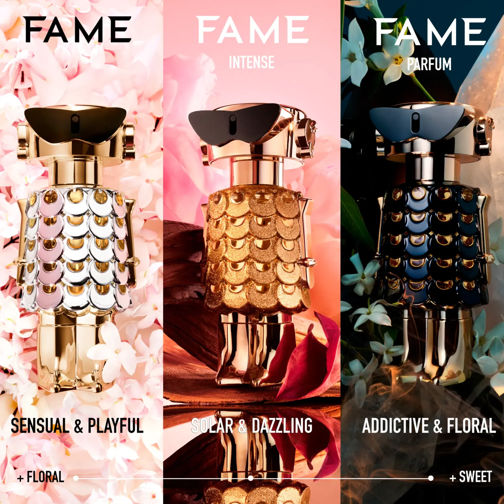 Rabanne Hajuvedet<Fame Parfum tuoksu 30 ml