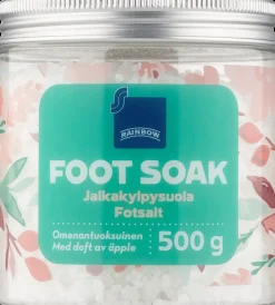 Rainbow Jalkojenhoito<jalkakylpysuola omenantuoksuinen 500g