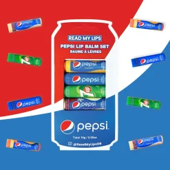 Read My Lips Kasvojenhoito<Pepsi Huulivoide 4x4g pakkaus