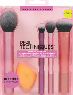 Real Techniques Meikkipakkaukset|Meikkisiveltimet Ja -Välineet<Everyday essentials -meikkisivellinsetti