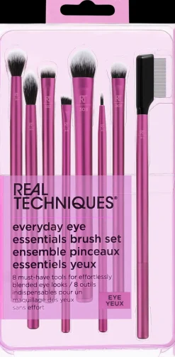 Real Techniques Meikkisiveltimet Ja -Välineet<Everyday eye essentials set - silmämeikkisivellinsetti