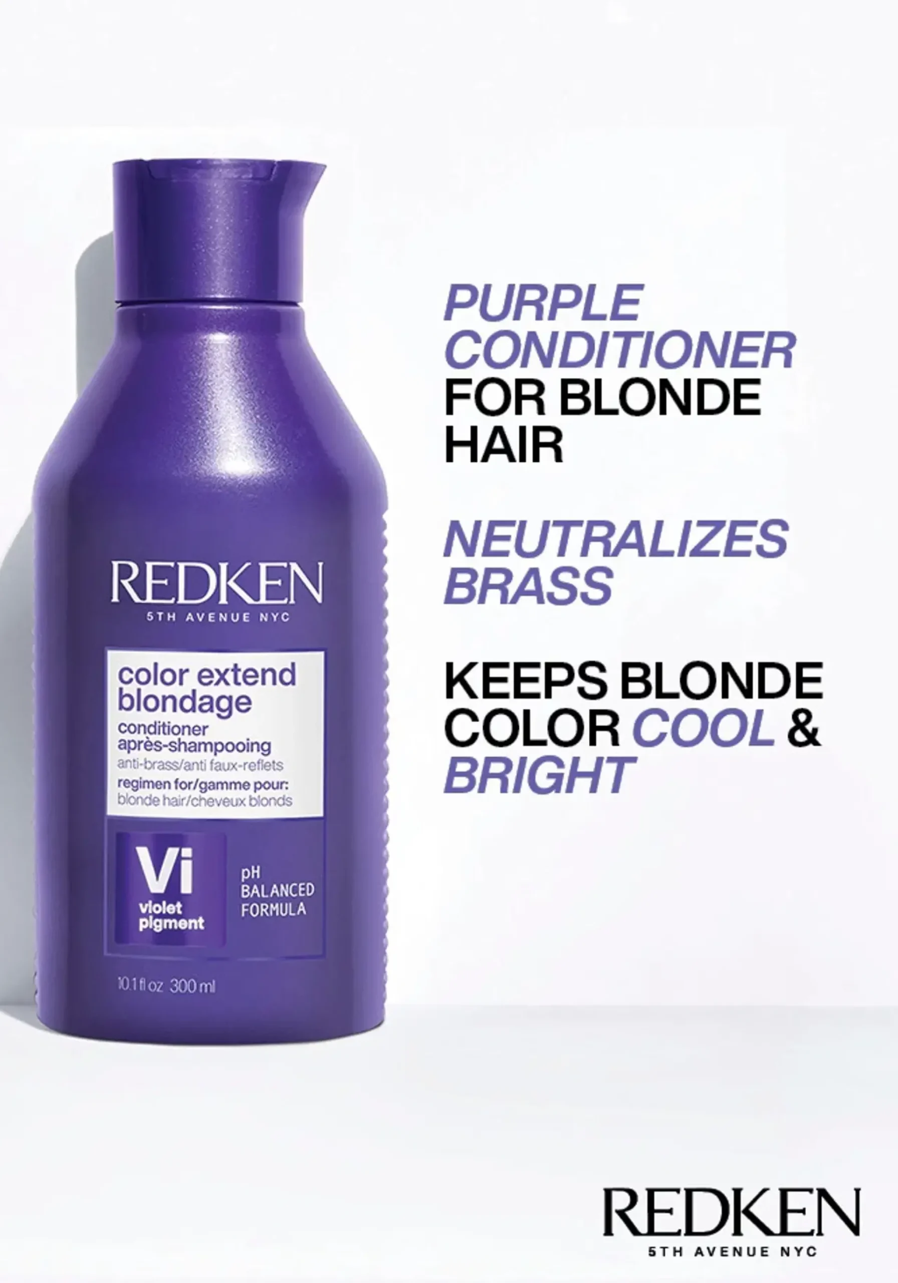 Redken Hiustenhoito|Kampaamotuotteet<Color Extend Blondage Conditioner hoitoaine 300 ml