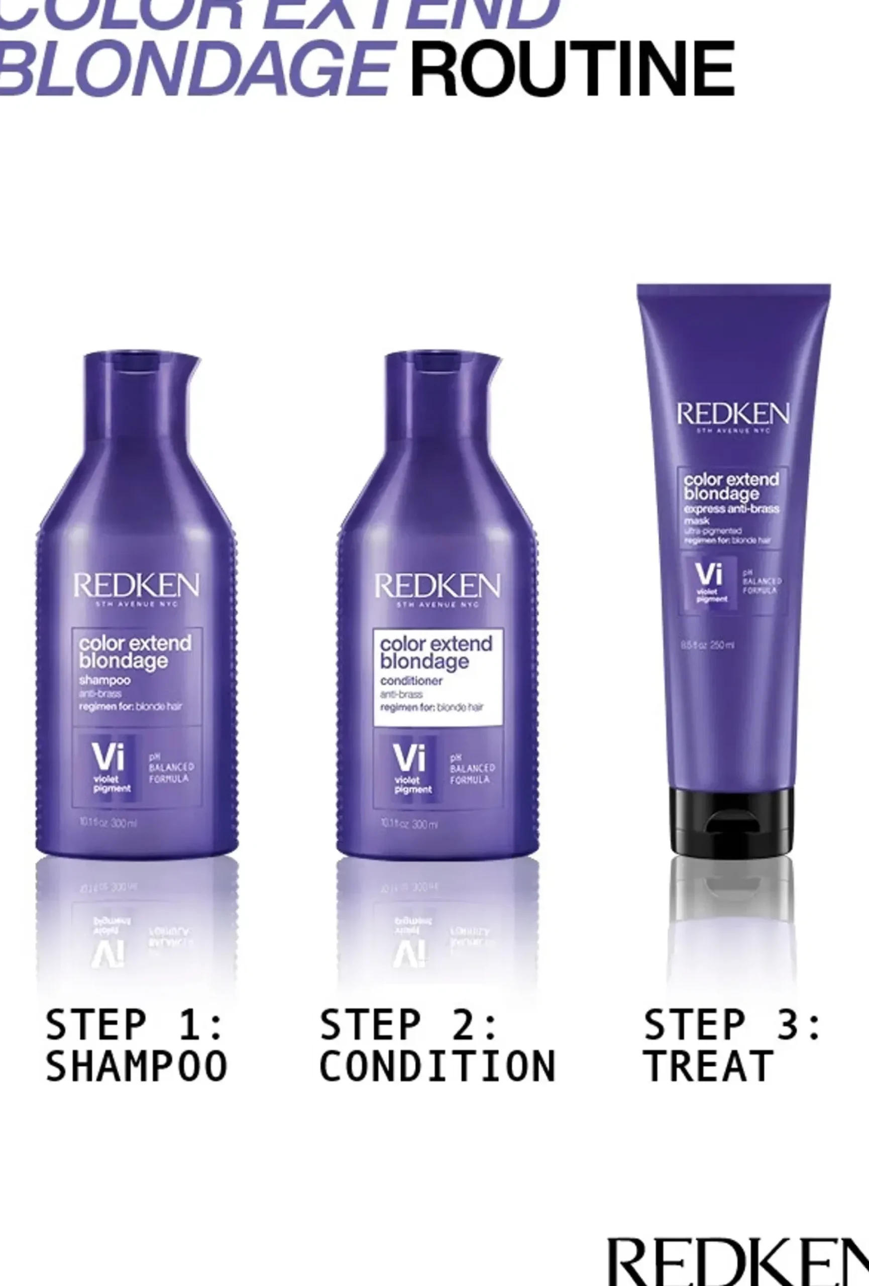 Redken Hiustenhoito|Kampaamotuotteet<Color Extend Blondage Conditioner hoitoaine 300 ml