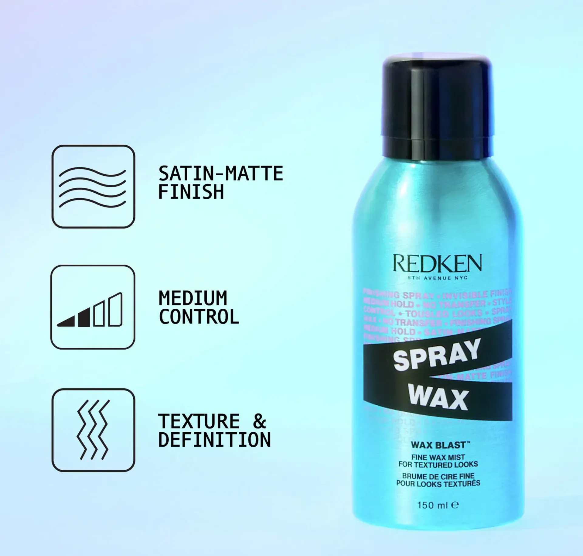 Redken Hiusten Muotoilutuotteet<Spray Wax Wax Blast Fine wax mist suihkevaha 150 ml
