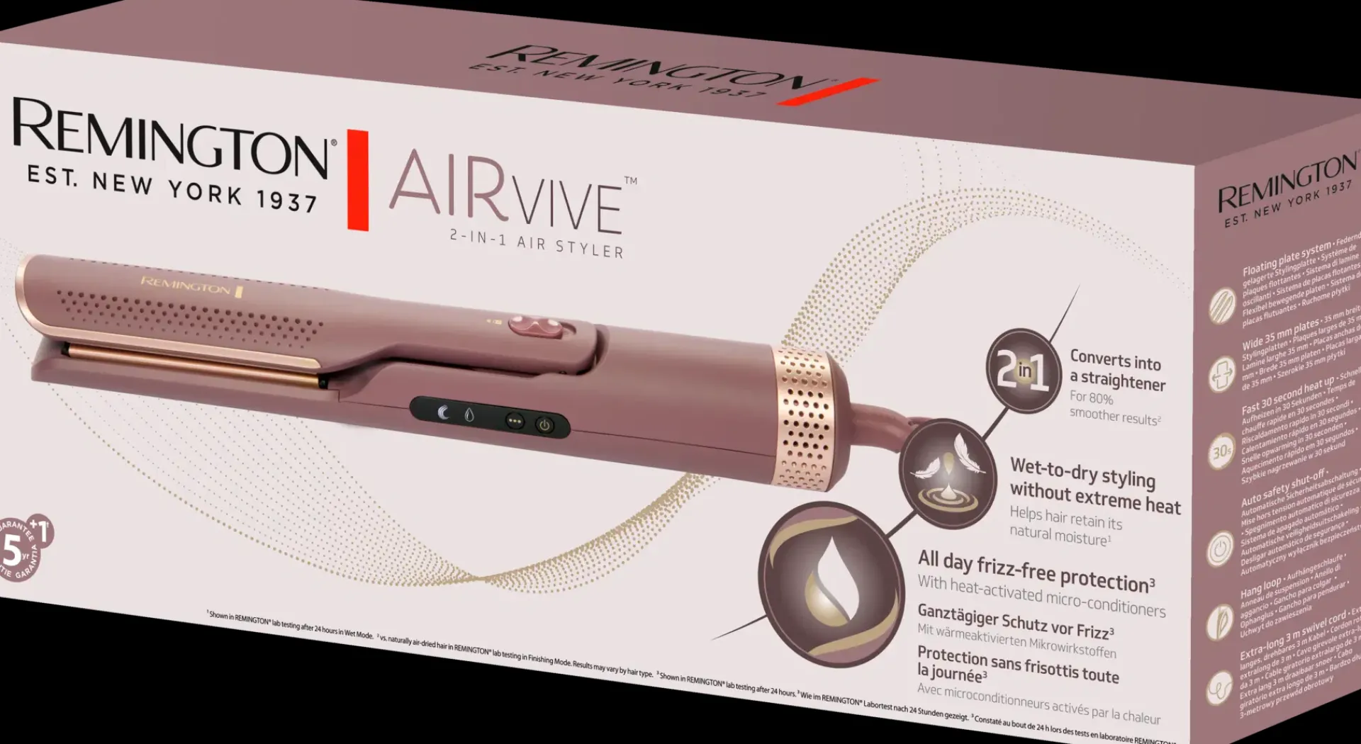 Remington Hiusten Muotoilulaitteet<AirVive™ 2-in-1 ilmakiharrin AS8930