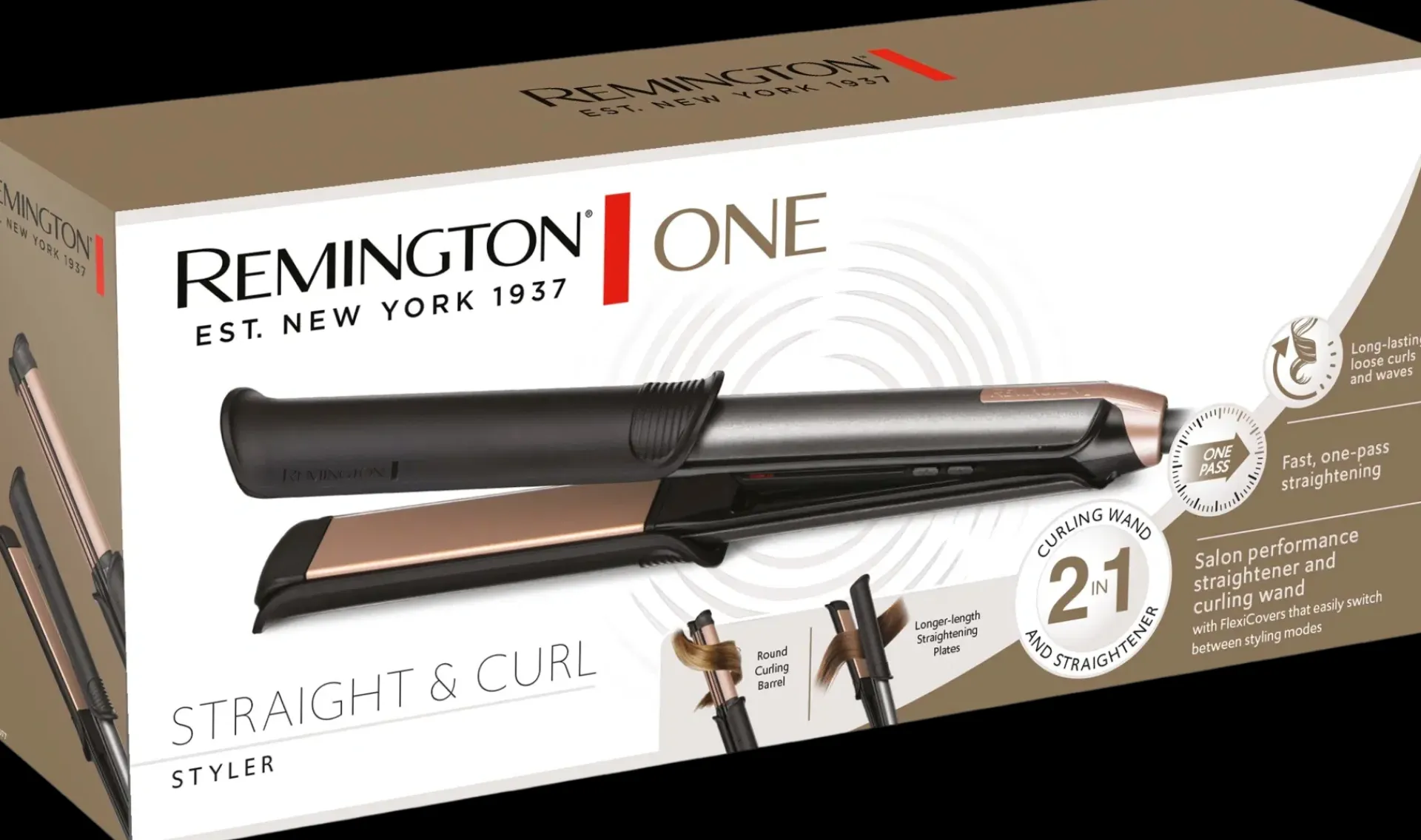 Remington Hiusten Muotoilulaitteet<Muotoilurauta ONE Straight & Curl