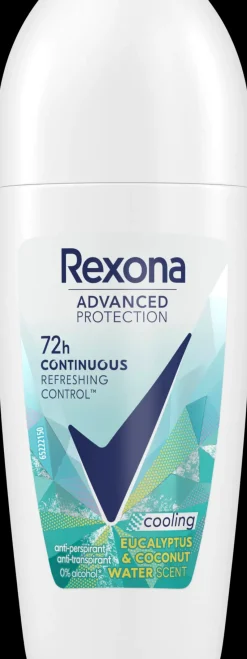 Rexona Vartalonhoito<72h Advanced Protection Eucalyptus & Coconut Water antiperspirantti deodorantti roll-on 50 ml