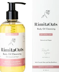 Rimita Green Vartalonhoito<RimitaOats Body Oil Cleansing suihkuöljy 250 ml