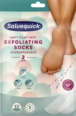 Salvequick Jalkojenhoito<Exfoliating socks kuorintasukat 2kpl