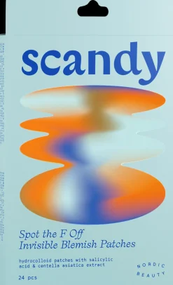 Scandy Kasvojenhoito<Spot the F Off Invisible Blemish Patches täsmähoitotuote näppylöille 24 kpl