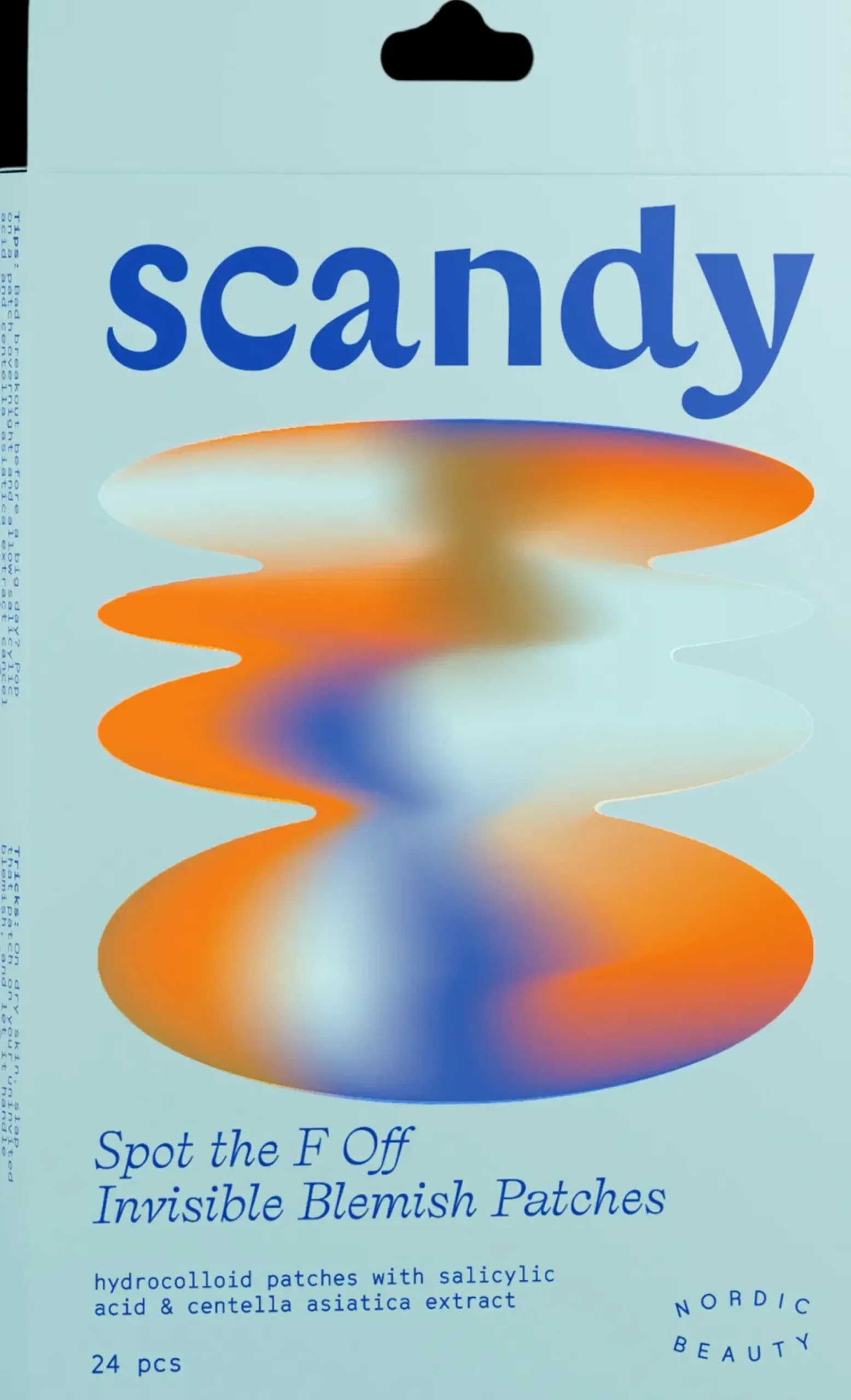 Scandy Kasvojenhoito<Spot the F Off Invisible Blemish Patches täsmähoitotuote näppylöille 24 kpl