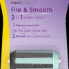 Scholl Jalkojenhoito<File & Smooth 2 in 1 elektronisen jalkaraspin vaihtopäät 2kpl