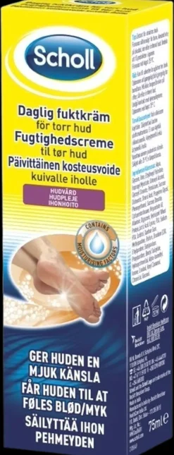 Scholl Jalkojenhoito<Päivittäinen kosteusvoide jaloille 75ml